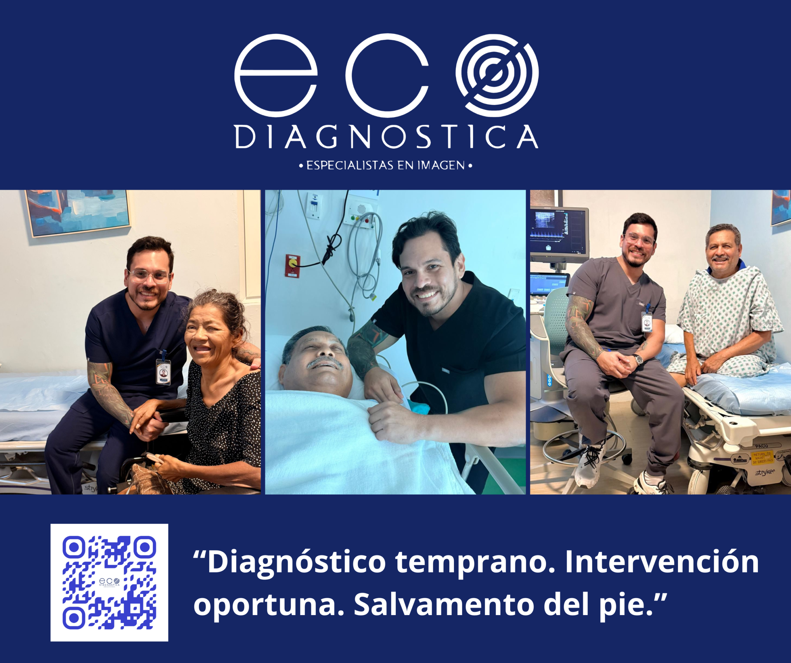 “Diagnóstico temprano. Intervención oportuna. Salvamento del pie.”